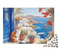 Adorables Rompecabezas de Gatos: un pasatiempo Encantador. La Herramienta unir. 1000 Piezas (75 x 50 cm).