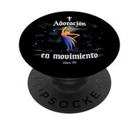 Adoracion en Movimiento Culto Danza Cristiana Salmos 150 PopSockets PopGrip Adhesivo