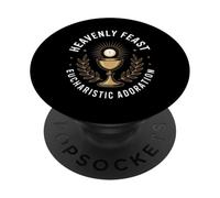 Adoración Eucarística Cáliz Católico Primera Comunión PopSockets PopGrip Adhesivo