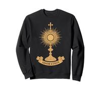 Adoración Eucarística Católica Custodia Santísimo Sacramento Sudadera