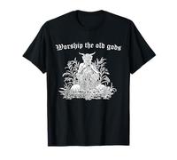 Adorar a los Dioses Antiguos Sátiro Paganismo Cornudo Dios Cernunnos Camiseta