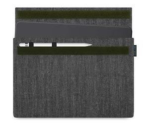 Adore June 10.5/11 Pulgadas Business Funda para Apple iPad Air 10.5 2019, Apple iPad Pro 11 y Apple iPad Pro 10 5 con Apple Pencil Soporte, Gris/Negro