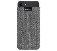 Adore June Business Funda Compatible con Galaxy S25 Plus/Galaxy S24 Plus / S23 Plus / S22 Plus Material Característico, Efecto Limpiador de Pantalla, Gris/Negro