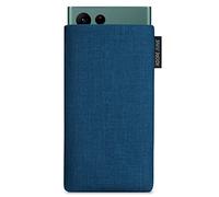 Adore June Classic Azul-Océano Funda Compatible con Galaxy S25 Ultra / S24 Ultra / S23 Ultra / S22 Ultra, Material Resistente Efecto Limpiador de Pantalla