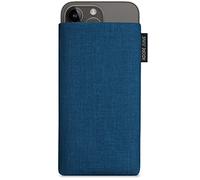 Adore June Classic Azul-Océano Funda Compatible con iPhone 14-15 Plus/iPhone 14-15 Pro MAX, Material Resistente Efecto Limpiador de Pantalla