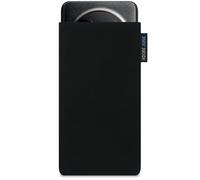 Adore June Classic Negro Funda Compatible con Xiaomi 12T / Xiaomi 12T Pro, Material Resistente Efecto Limpiador de Pantalla