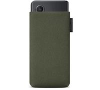 Adore June Classic Recycled Verde Oliva Funda Compatible con Galaxy Z Fold 6 2024 / Fold 5 / Fold 4 / Fold 3 / Fold 2, Tejido de R-PES Moderno Sostenible. Hecho en Europa