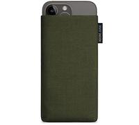 Adore June Classic Verde-Oliva Funda Compatible con iPhone 14-15 Plus/iPhone 14-15 Pro MAX, Material Resistente Efecto Limpiador de Pantalla