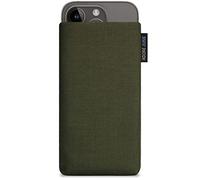 Adore June Classic Verde-Oliva Funda Compatible con iPhone 15 14 / iPhone 15 14 Pro, Material Resistente Efecto Limpiador de Pantalla