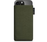 Adore June Classic Verde-Oliva Funda Compatible con iPhone 16 Pro 2024, Material Resistente Efecto Limpiador de Pantalla
