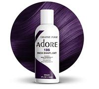 Adore Shining - Tinte semipermanente para el cabello, 186 Rich Eggplant