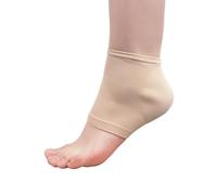 Adorila 2 pares de protectores de talón para tendón de Aquiles, calcetines de compresión acolchados, manga de talón de gel transpirable para bursitis, tendinitis, sensibilidad (color)