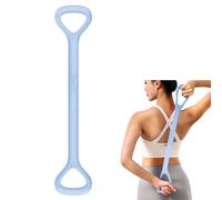 Adorila Figura 8 Banda de resistencia, para fitness de hombres y mujeres, cuerdas elásticas portátiles para yoga, pilates (10 libras, azul)