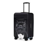 Adorila Funda protectora de equipaje de viaje, funda elástica lavable para maleta, funda protectora de equipaje para equipaje de 22-25 pulgadas (lucha francesa, M), French Fight, M