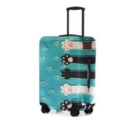Adorila Funda protectora de equipaje de viaje, funda elástica lavable para maleta, funda protectora para equipaje, Rascador para gatos, L