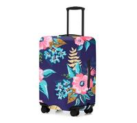 Adorila Funda protectora de equipaje de viaje para equipaje de 29 a 32 pulgadas, fundas lavables para equipaje, fundas protectoras de equipaje aprobadas por la TSA (XL, idioma azul), idioma azul, XL,