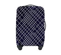 Adorila Funda Protectora de Maleta de Viaje, Lavable, Funda Protectora elástica para Maleta, Celosía Diagonal, L
