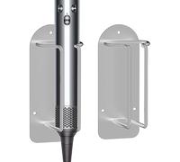 Adorila Paquete de 2 Soportes para rizador de Pared, Organizador de Herramientas de Peinado para el Cabello, Soporte para Herramientas de Cabello Compatible con Dyson Airwrap y Dyson Corrale