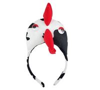 Adorkable - Diadema de pollo para baile de graduación, cumpleaños, dibujos animados, pollo, gallo, diadema divertida para mujeres