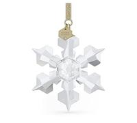 Adorno 2022, Cristales de Swarovski Blancos con Acabado en Tono Dorado champán, Parte de la colección Swarovski Edición Anual