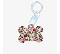 Adorno acrílico de hueso de perro con estampado de rosa, tigre y leopardo, adorno para mascotas, llavero, envoltura de regalos, para los amantes de las mascotas