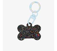 Adorno acrílico de hueso de perro con impresión de fórmula matemática, etiquetas para mascotas, llavero para perros para vacaciones para amantes de las mascotas, regalo para perros