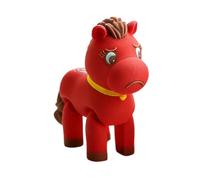 Adorno artístico de caballo impreso en 3D, estatua decorativa de animal, estatua para exhibición en hogar y regalo de recuerdo de vacaciones, decoración de estatuilla de año de caballo, recuerdo de