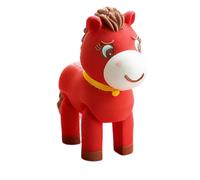 Adorno artístico de caballo impreso en 3D, estatua decorativa de animal, estatua para exhibición en hogar y regalo de recuerdo de vacaciones, decoración de estatuilla de año de caballo, recuerdo de