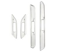 Adorno Bocca Salida Ventilación Compatible Con 2017 2018 2019 2020 2021 2022 Aire Acondicionado Delantero Del Coche Ventilación De Aire Acondicionado Cubierta Decorativa Accesorios Adhesivos