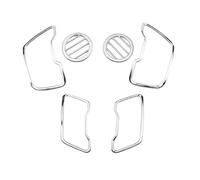 Adorno Bocca Salida Ventilación Compatible Con KIA Para Sportage 3 Para SL 2011 2012 2013 2014 2015 Accesorios Cubierta Etiqueta Engomada Del Ajuste De La Salida De Ventilación Del Coche