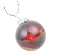 Adorno clásico de libro en miniatura con temática de canción de Navidad, eficiente a prueba de roturas, decoración acrílica para envolver regalos de árbol de Navidad, adorno de libro en miniatura