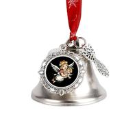 Adorno colgante de campanas de Navidad de Guardian-Angels para colgar en el árbol, para fiestas, festivales, decoración de ala