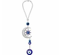 Adorno Colgante de Mal de Ojo Azul para Espejo retrovisor, decoración de Cuentas de Mal de Ojo, Accesorios de Coche, Colgante de Ventana de Mal de Ojo, para Ventana, Marco de Puerta de Coche, balcón