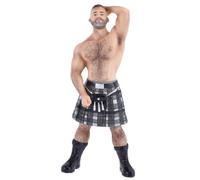 Adorno colgante de oso Kilt de resina de la serie Poke The Bear de December Diamonds 55-55331