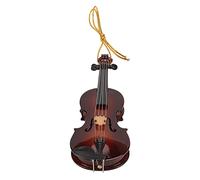 Adorno Colgante de Violín en Miniatura, Instrumento Musical de Resina Delicada, Decoración Navideña para Amantes de la Música para la Ceremonia de Graduación