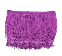 Adorno con Borlas Borlas de poliéster 20 cm y 5/10 m for Ropa, Cortinas, Vestidos Latinos, Adornos Encaje, Bolsas, Prendas, Accesorios Costura DIY(Color10,20cm-5Meters)