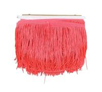 Adorno con Borlas Borlas de poliéster 20 cm y 5/10 m for Ropa, Cortinas, Vestidos Latinos, Adornos Encaje, Bolsas, Prendas, Accesorios Costura DIY(Color17,20cm-5Meters)