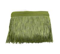 Adorno con Borlas Borlas de poliéster 20 cm y 5/10 m for Ropa, Cortinas, Vestidos Latinos, Adornos Encaje, Bolsas, Prendas, Accesorios Costura DIY(Color33,20cm-5Meters)