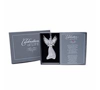 Adorno de ángel conmemorativo/recuerdo con poema de celebración de la vida, regalo de condolencias por la pérdida de un ser querido/adorno conmemorativo en memoria de seres queridos perdidos/regalo de