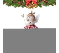 Adorno de Ángel para Árbol de Navidad - Ángeles De Peluche Decorativos Muñecas Navideñas,Decoración Invernal Recuerdo para Salón Jardín Cafetería Puerta Ventana