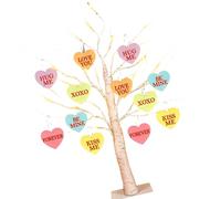 Adorno de árbol de abedules LED largo de bajo consumo para varias fiestas, decoración de árbol LED de mesa