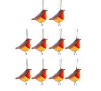 Adorno de árbol de pájaro acrílico para Festival Que agrega un Toque Divertido a Las Decoraciones navideñas con un Colgante navideño de estética Natural Pájaro acrílico