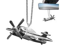 Adorno de avión, adorno de avión | Colgante de avión con energía solar - Percha de espejo retrovisor de coche, modelo de helicóptero decorativo, ornamento giratorio, accesorios de coche para SUV