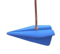 Adorno de avión de papel para coche, ambientadores divertidos y novedosos de avión de papel, colgante de visión trasera para hombres y mujeres