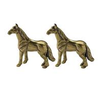 Adorno de caballo de guerra de metal antiguo, decoración cultural asiática hecha a mano, acabado antiguo, estante de oficina en casa, escultura artesanal, estatua en miniatura de caballo de batalla