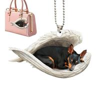 Adorno de coche con animales - Decoración de acrílico 2D para árbol de Navidad, adornos únicos para | para colgante de retrovisor de vehículo, colgante creativo para el d a