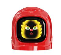 Adorno de coche con pantalla LED y base magnética para salpicadero que reacciona al estado del vehículo, divertido regalo de expresión animada para el interior del coche