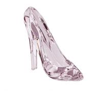 Adorno de cristal de Cenicienta - Figura de zapato de tacón alto de cristal acrílico transparente para centros de mesa de boda, decoración de fiesta de cumpleaños de cuento de hadas, regalo romántico