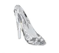 Adorno de cristal de Cenicienta - Figura de zapato de tacón alto de cristal acrílico transparente para centros de mesa de boda, decoración de fiesta de cumpleaños de cuento de hadas, regalo romántico