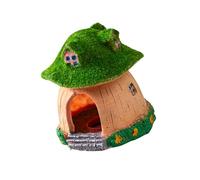 Adorno de cueva de acuario, casa de árbol de resina, refugio para mascotas, decoración para mascotas pequeñas, tortugas y acuarios, decoración de exhibición, refugio de vivarium, adorno de terrario,